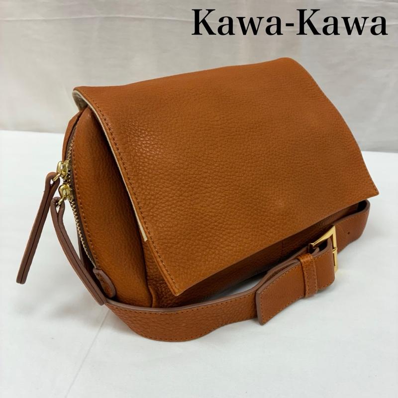 カワカワ Kawa-Kawa ショルダーバッグ ショルダーバッグ シボ革 フラップ スナップ 斜め掛け クロスボディ ショルダーバッグ - レディース USED 古着 中古 50165351