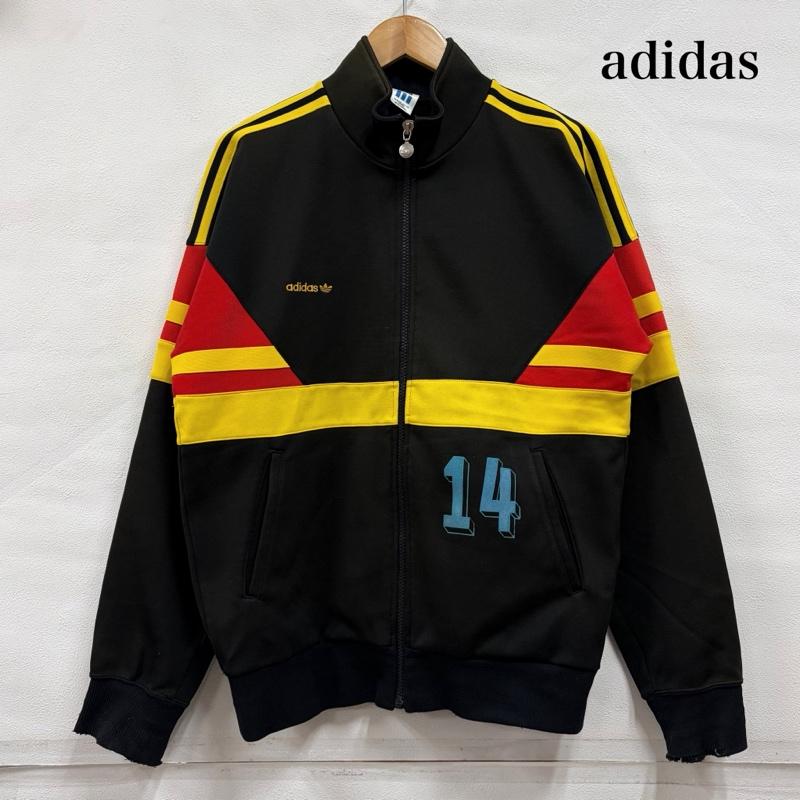 アディダス adidas ジャケット、上着 ジャケット、ブレザー 80s 90s トラックジャケット ジャージ ロゴ 刺繍 DESCENTE デサント ヴィンテージ 西ドイツ TAD-15 - ロゴ、文字 X 刺繍 X プリント 黒 / ブラック / black X 黄 / イエロー / yellow X 赤 / レッド / red X 水色 / ライトブルー / メンズ USED 古着 中古 50165353