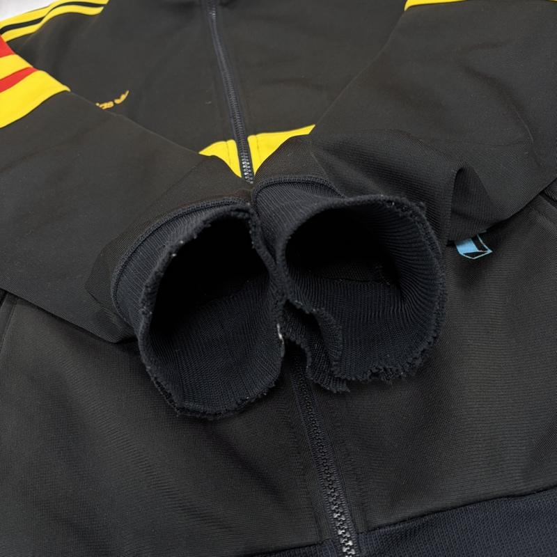 アディダス adidas ジャケット、上着 ジャケット、ブレザー 80s 90s トラックジャケット ジャージ ロゴ 刺繍 DESCENTE デサント ヴィンテージ 西ドイツ TAD-15 - ロゴ、文字 X 刺繍 X プリント 黒 / ブラック / black X 黄 / イエロー / yellow X 赤 / レッド / red X 水色 / ライトブルー / メンズ USED 古着 中古 50165353