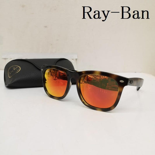 レイバン Ray-Ban めがね・サングラス サングラス RB4260D 710/6Q 57□19 145 ミラーレンズ サングラス - 黒 / ブラック / black メンズ USED 古着 中古 50165360