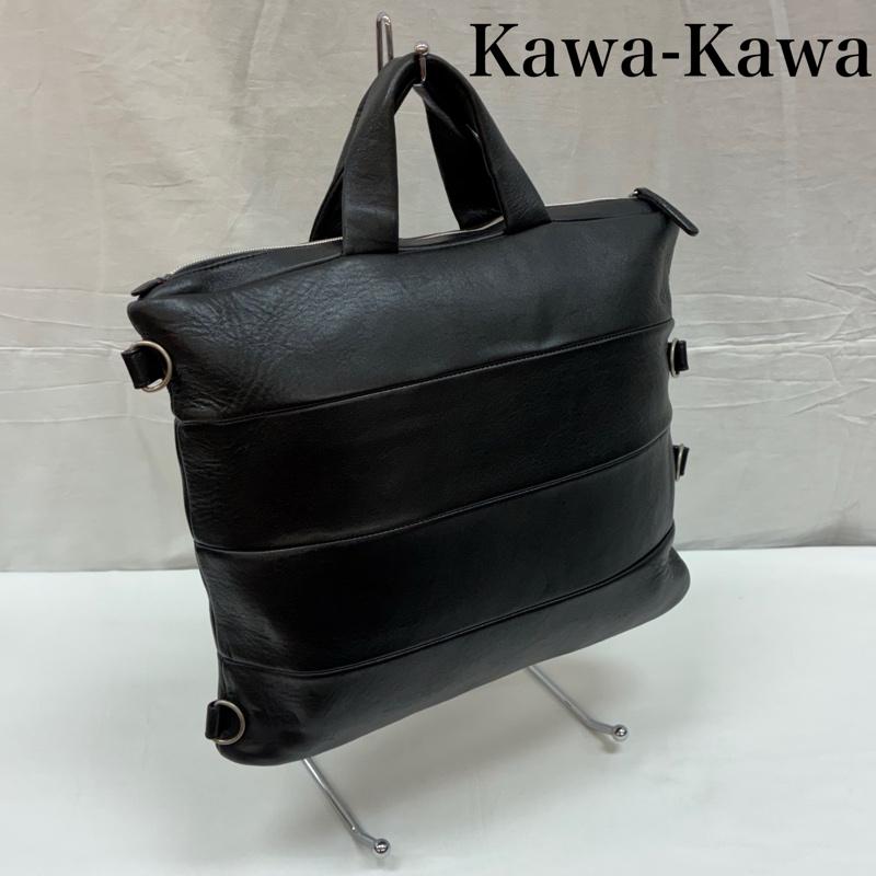 カワカワ Kawa-Kawa リュックサック、デイパック リュックサック、デイバッグ 2WAY レザー 手持ち トートバッグ ブリーフケース バックパック リュック A4収納 - レディース USED 古着 中古 50165374