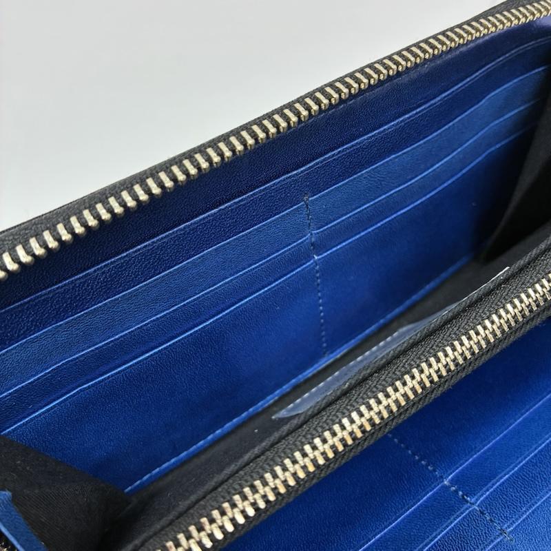 カワカワ Kawa-Kawa 財布 長財布 ウェット ラウンドファスナー 内側 レザー 長財布 - レディース USED 古着 中古 50165381