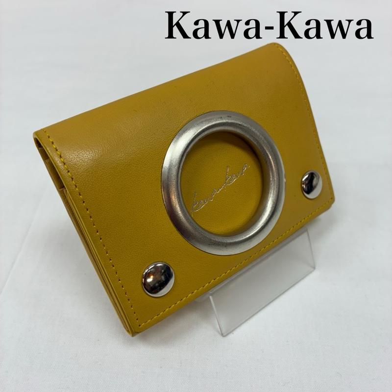 カワカワ Kawa-Kawa 財布 二つ折り レザー 二つ折り 財布 スナップ - レディース USED 古着 中古 50165388