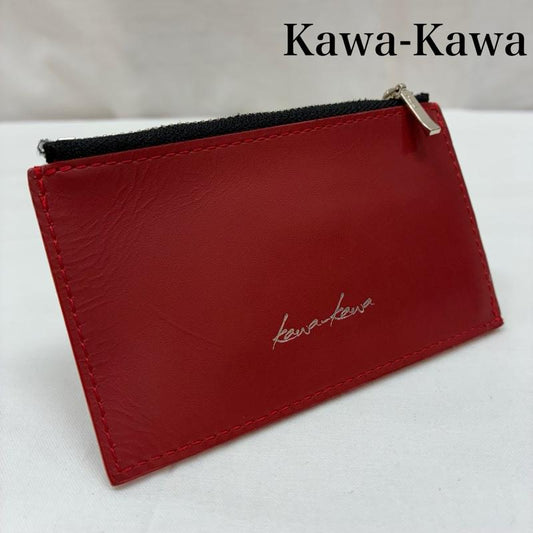 カワカワ Kawa-Kawa カードケース カードケース レザー カードケース パスケース ジップポケット - レディース USED 古着 中古 50165391