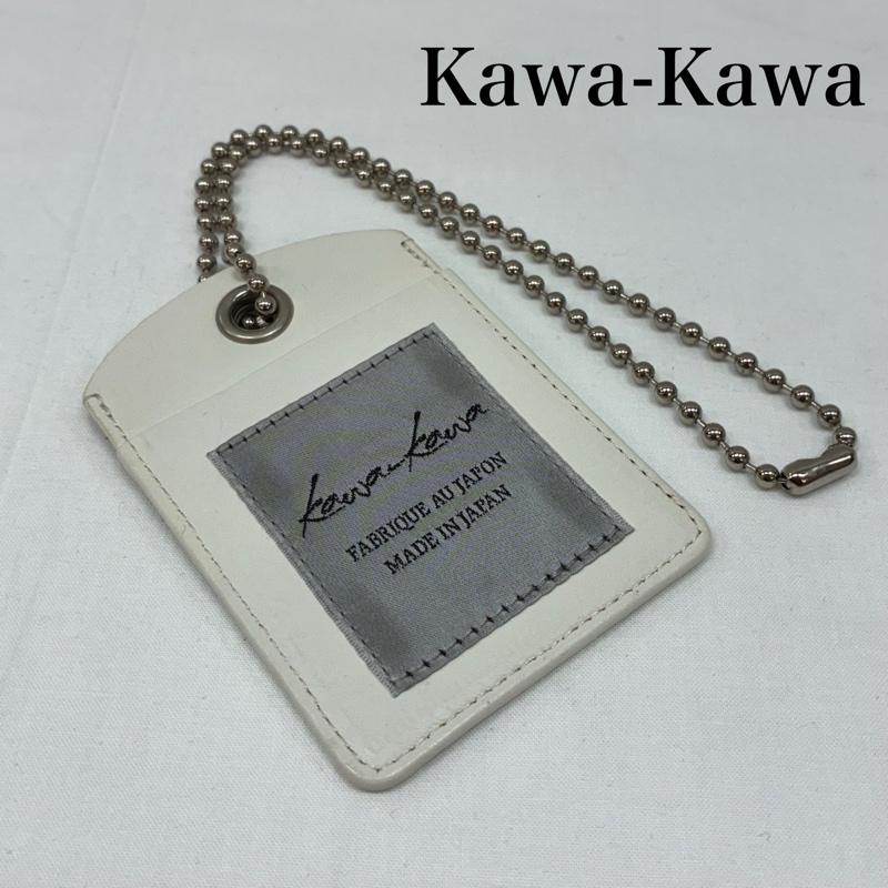 カワカワ Kawa-Kawa カードケース カードケース レザー チェック ボールチェーン 首下げ カードケース パスケース - レディース USED 古着 中古 50165394