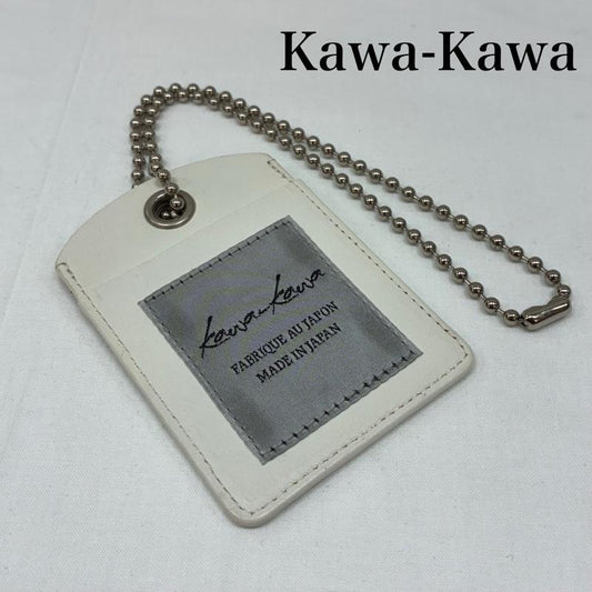 カワカワ Kawa-Kawa カードケース カードケース レザー チェック ボールチェーン 首下げ カードケース パスケース - レディース USED 古着 中古 50165394