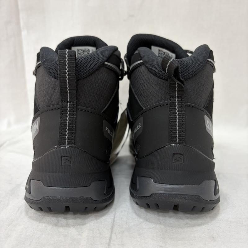 サロモン SALOMON アウトドアシューズ アウトドアシューズ ミディアムカット X Ultra Prime 2 Mid Gore-Tex トレッキングシューズ ハイキング L47966100 26.5cm 無地 X ロゴ、文字 黒 / ブラック / black X ダークグレー / ダークグレー / メンズ USED 古着 中古 50165396