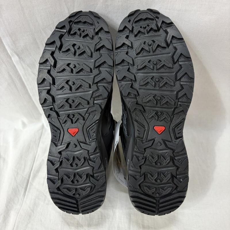 サロモン SALOMON アウトドアシューズ アウトドアシューズ ミディアムカット X Ultra Prime 2 Mid Gore-Tex トレッキングシューズ ハイキング L47966100 26.5cm 無地 X ロゴ、文字 黒 / ブラック / black X ダークグレー / ダークグレー / メンズ USED 古着 中古 50165396