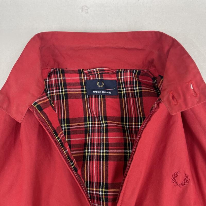 フレッドペリー FRED PERRY ジャケット、上着 ジャンパー、ブルゾン イングランド製 ハリトンジャケット スイングトップ ジャンパー M 赤 / レッド / red メンズ USED 古着 中古 50165401