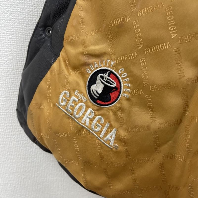 古着 USED ジャケット、上着 レザージャケット GEORGIA 非売品 イタリア製 ラムレザー 羊革 ダウン レザー ジャケット ダークブラウン / ダークブラウン / メンズ USED 古着 中古 50165408