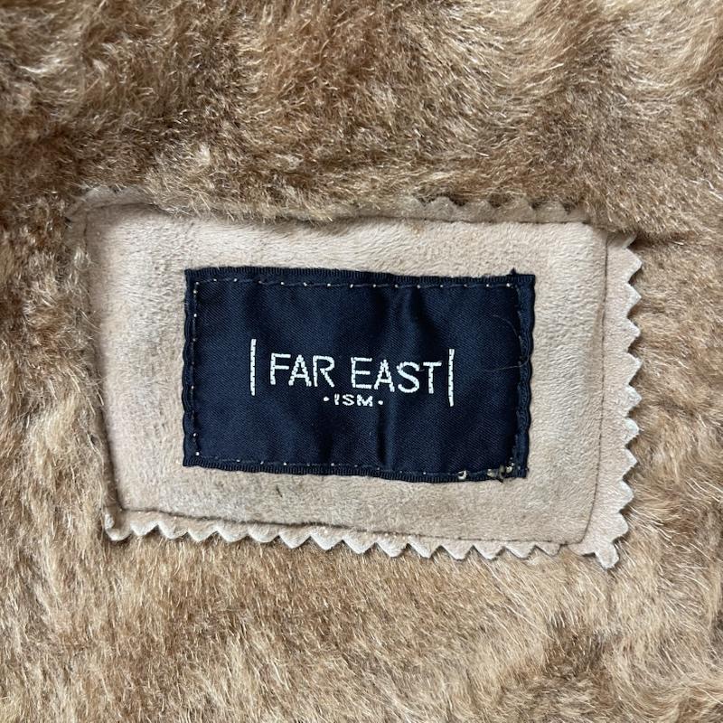古着 USED コート 毛皮、ファー FAR EAST -ISM- リアルムートン 羊革 ダブルブレスト コート ベージュ / ベージュ / beige メンズ USED 古着 中古 50165409
