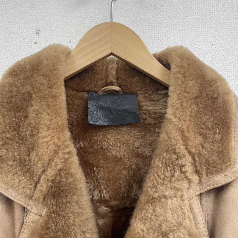 古着 USED コート 毛皮、ファー FAR EAST -ISM- リアルムートン 羊革 ダブルブレスト コート ベージュ / ベージュ / beige メンズ USED 古着 中古 50165409
