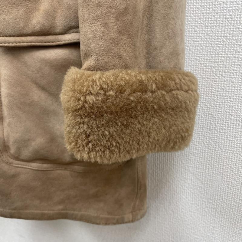 古着 USED コート 毛皮、ファー FAR EAST -ISM- リアルムートン 羊革 ダブルブレスト コート ベージュ / ベージュ / beige メンズ USED 古着 中古 50165409