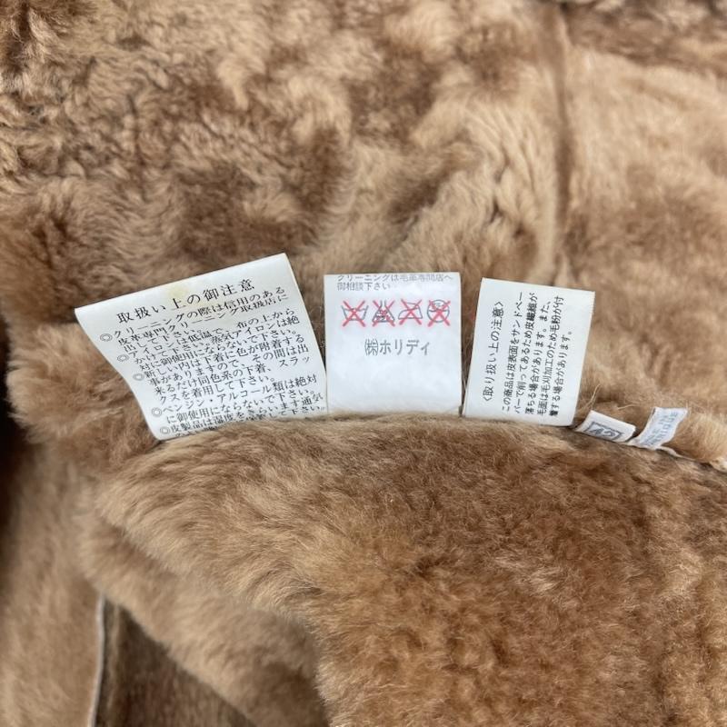 古着 USED コート 毛皮、ファー FAR EAST -ISM- リアルムートン 羊革 ダブルブレスト コート ベージュ / ベージュ / beige メンズ USED 古着 中古 50165409