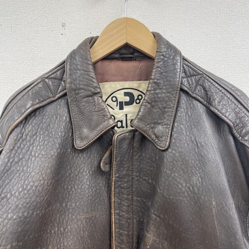古着 USED ジャケット、上着 レザージャケット Palam ヴィンテージ 羊革 ラム レザー ジャケット アウター ダークブラウン / ダークブラウン / メンズ USED 古着 中古 50165413