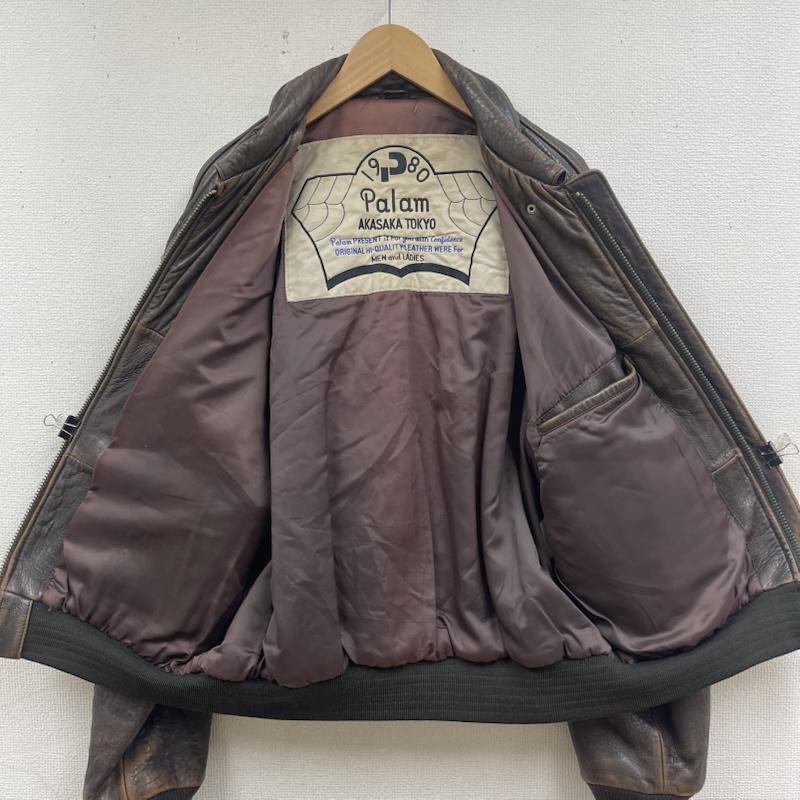 古着 USED ジャケット、上着 レザージャケット Palam ヴィンテージ 羊革 ラム レザー ジャケット アウター ダークブラウン / ダークブラウン / メンズ USED 古着 中古 50165413