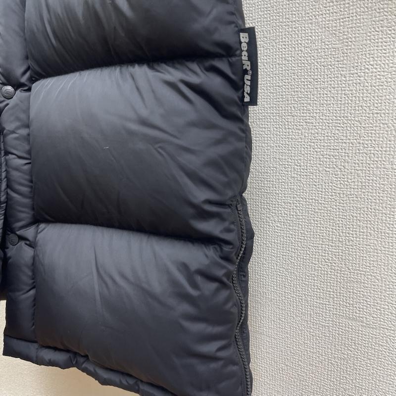 古着 USED コート ダウンコート Bear USA AGPS-NT EXPEDITION スーパーロング ダウン コート ベンチコート L 黒 / ブラック / black メンズ USED 古着 中古 50165415