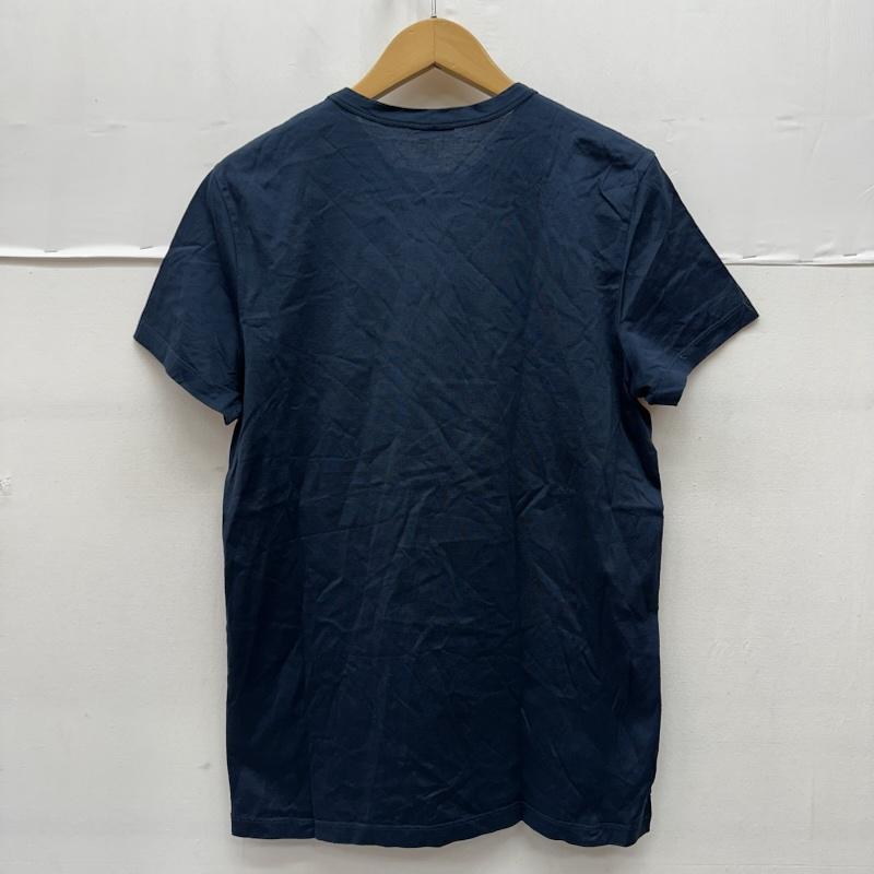 モンクレール MONCLER Tシャツ 半袖 18SS MAGLIA T-SHIRT ダブル ロゴ ワッペン Tシャツ D10918032500 M 紺 / ネイビー / navy メンズ USED 古着 中古 50165417