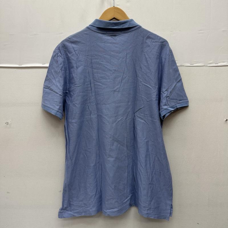 ルイヴィトン LOUIS VUITTON ポロシャツ 半袖 イタリア製 ボーダー ポロ シャツ XL 青 / ブルー / blue メンズ USED 古着 中古 50165418