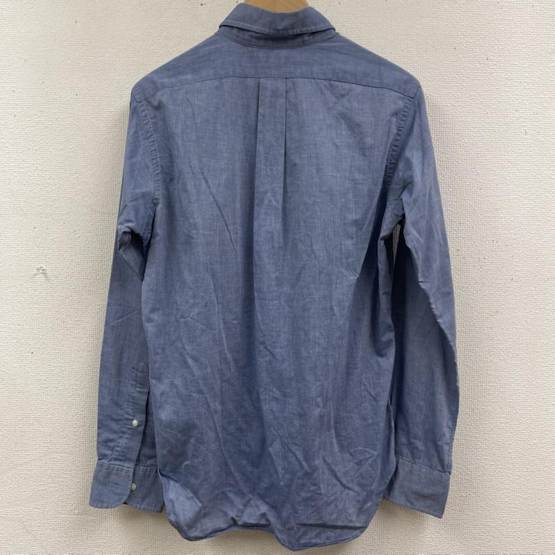 インディビジュアライズドシャツ INDIVIDUALIZED SHIRTS シャツ、ブラウス 長袖 USA製 slim fit シャンブレー カジュアル ドレス シャツ 15 1/2-33 水色 / ライトブルー / メンズ USED 古着 中古 50165424