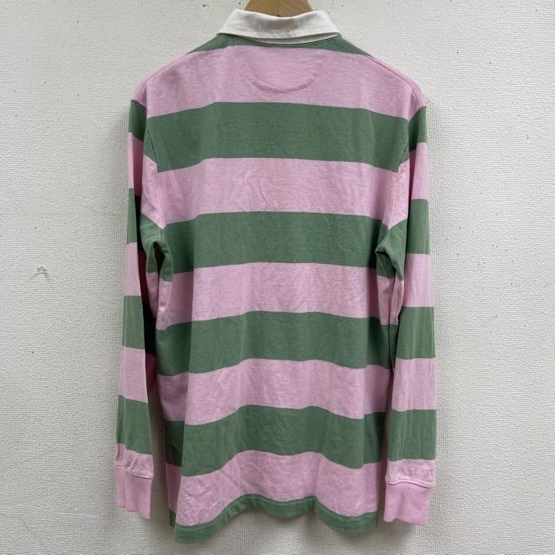 ポロラルフローレン POLO RALPH LAUREN ポロシャツ 長袖 CLASSIC FIT ラガーシャツ アイコニック ラグビー 長袖 ポロシャツ S 桃 / ピンク / pink メンズ USED 古着 中古 50165426