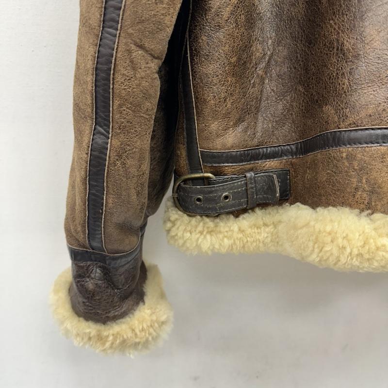 古着 USED ジャケット、上着 フライトジャケット FEDELESS MILITARY B-3 ムートン レザー フライト ジャケット M 茶 / ブラウン / brown メンズ USED 古着 中古 50165430