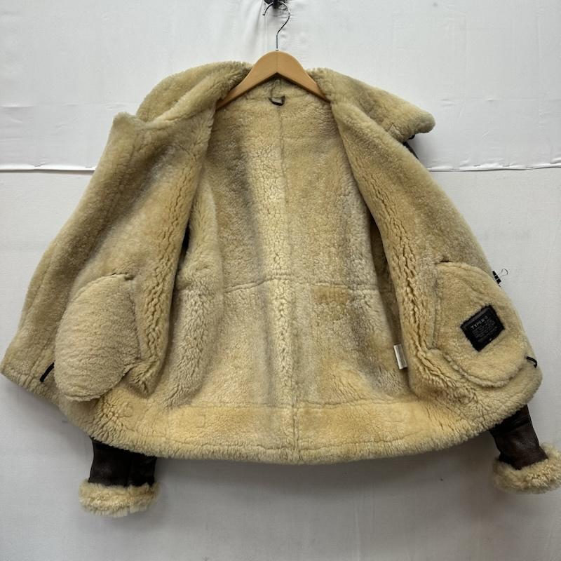 古着 USED ジャケット、上着 フライトジャケット FEDELESS MILITARY B-3 ムートン レザー フライト ジャケット M 茶 / ブラウン / brown メンズ USED 古着 中古 50165430
