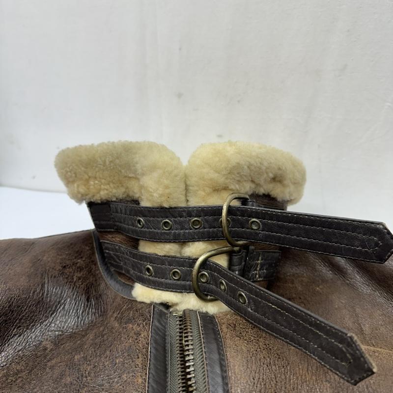 古着 USED ジャケット、上着 フライトジャケット FEDELESS MILITARY B-3 ムートン レザー フライト ジャケット M 茶 / ブラウン / brown メンズ USED 古着 中古 50165430