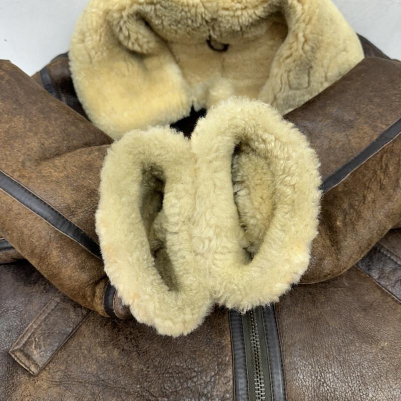 古着 USED ジャケット、上着 フライトジャケット FEDELESS MILITARY B-3 ムートン レザー フライト ジャケット M 茶 / ブラウン / brown メンズ USED 古着 中古 50165430