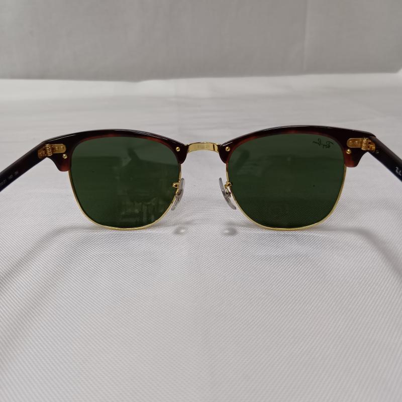 レイバン Ray-Ban めがね・サングラス サングラス RB3016 CLUBMASTER クラブマスター W0366 トータス ベッコウ柄 ブラウン - 無地 茶 / ブラウン / brown メンズ USED 古着 中古 50165431