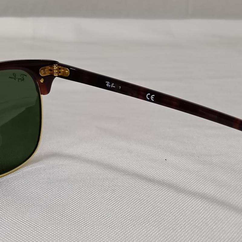 レイバン Ray-Ban めがね・サングラス サングラス RB3016 CLUBMASTER クラブマスター W0366 トータス ベッコウ柄 ブラウン - 無地 茶 / ブラウン / brown メンズ USED 古着 中古 50165431