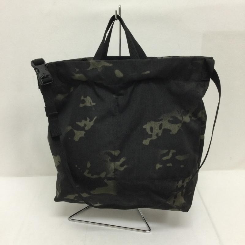 エンズアンドミーンズ ENDS and MEANS トートバッグ トートバッグ ENDS and MEANS　2WAY　迷彩　CORDURA - カモフラージュ柄・迷彩 黒 / ブラック / black メンズ USED 古着 中古 50165434