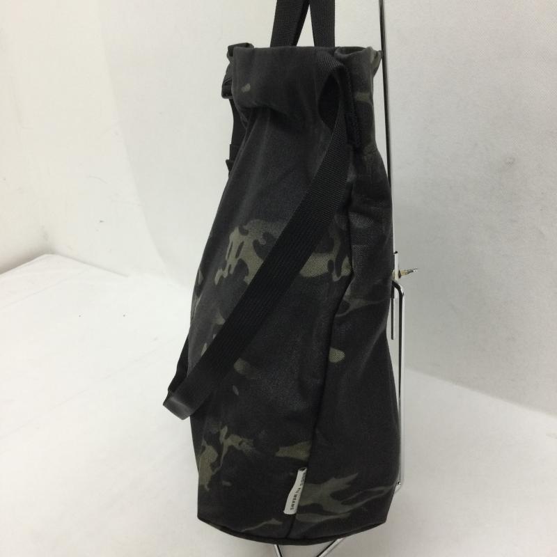 エンズアンドミーンズ ENDS and MEANS トートバッグ トートバッグ ENDS and MEANS　2WAY　迷彩　CORDURA - カモフラージュ柄・迷彩 黒 / ブラック / black メンズ USED 古着 中古 50165434