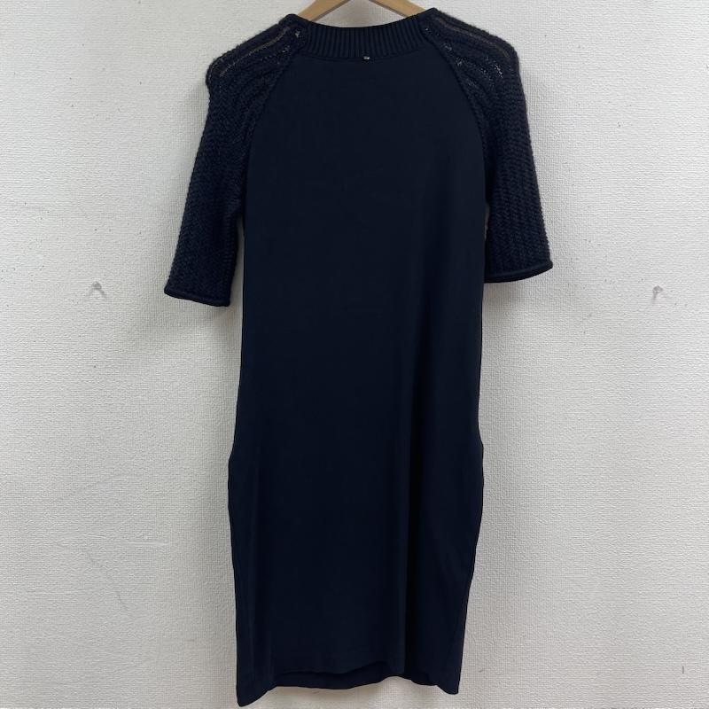 スポーツマックス SPORTMAX ワンピース ロングスカート ニット ドッキング タイト フォーマル ワンピース S 黒 / ブラック / black レディース USED 古着 中古 50165437