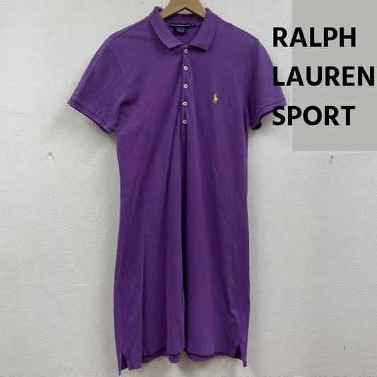 ラルフローレンスポーツ RALPH LAUREN SPORT ポロシャツ 半袖 ポニー刺繍 半袖 ポロシャツ ミディ丈 ワンピース L 紫 / パープル / purple レディース USED 古着 中古 50165439
