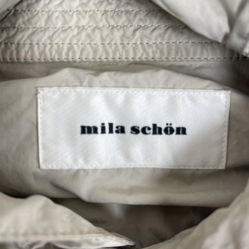ミラ・ショーン mila schon ジャケット、上着 ジャンパー、ブルゾン フード ミリタリー ジャケットモッズ マルチポケット コート パーカー 50 グレージュ / グレージュ / レディース USED 古着 中古 50165441