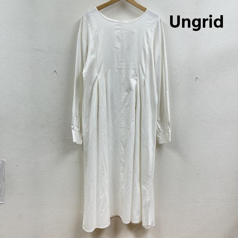 アングリッド Ungrid ワンピース ロングスカート インナー カジュアル 半袖 ロング丈 ワンピース 112450341001-01 FREE 白 / ホワイト / white レディース USED 古着 中古 50165444