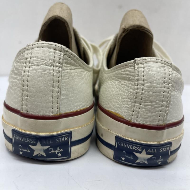 コンバース CONVERSE スニーカー スニーカー Addict CHUCK TAYLOR LEATHER OX 1CL144 レザー スニーカー 26.0cm 白 / ホワイト / white メンズ USED 古着 中古 50165446