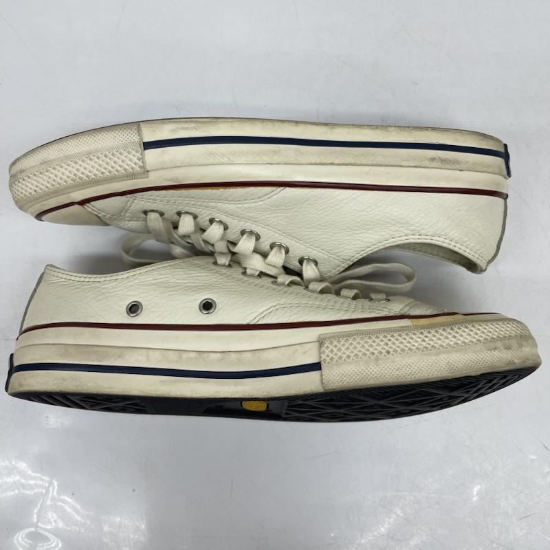 コンバース CONVERSE スニーカー スニーカー Addict CHUCK TAYLOR LEATHER OX 1CL144 レザー スニーカー 26.0cm 白 / ホワイト / white メンズ USED 古着 中古 50165446