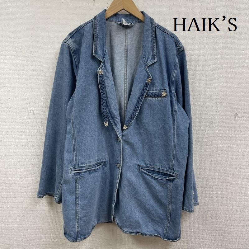 古着 USED ジャケット、上着 ジャンパー、ブルゾン HAIK S Y2k スタッズ デニムテーラード ジャケット ビジュー ボタン XL インディゴ / インディゴ / Indigo レディース USED 古着 中古 50165448