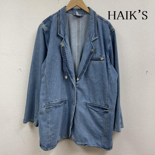 古着 USED ジャケット、上着 ジャンパー、ブルゾン HAIK S Y2k スタッズ デニムテーラード ジャケット ビジュー ボタン XL インディゴ / インディゴ / Indigo レディース USED 古着 中古 50165448