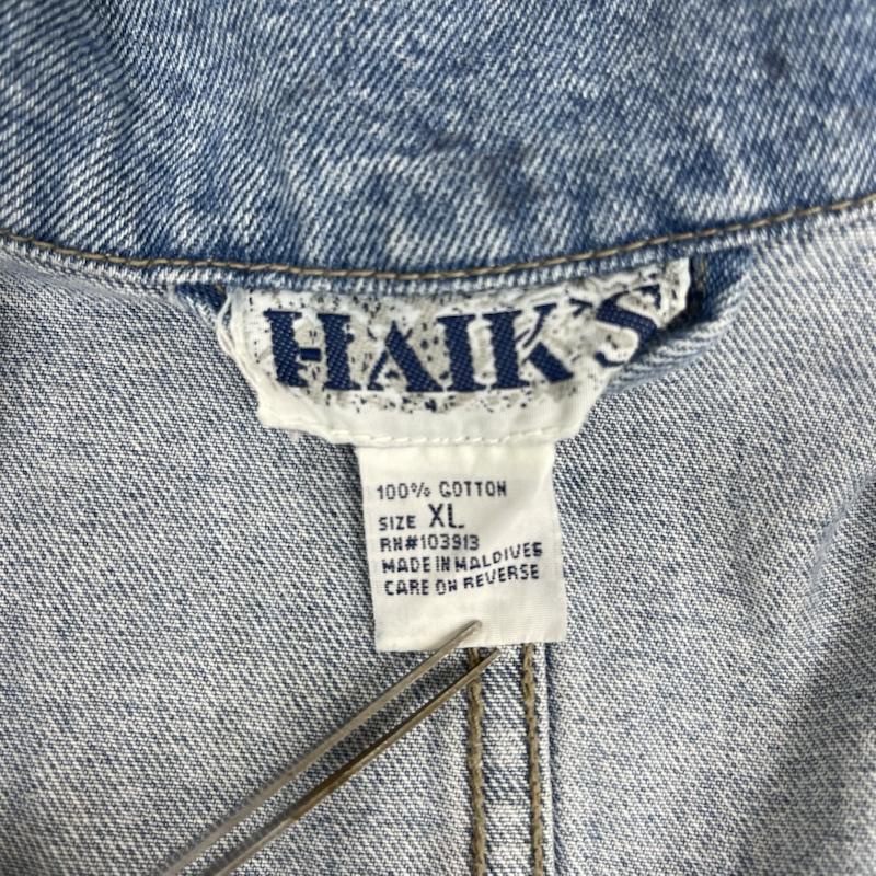 古着 USED ジャケット、上着 ジャンパー、ブルゾン HAIK S Y2k スタッズ デニムテーラード ジャケット ビジュー ボタン XL インディゴ / インディゴ / Indigo レディース USED 古着 中古 50165448
