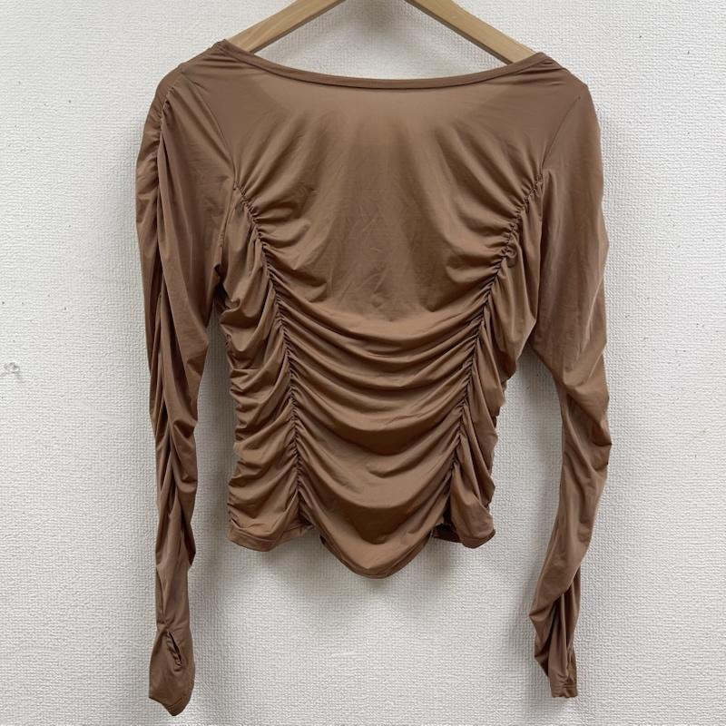 ステュディオス STUDIOUS シャツ、ブラウス 長袖 日本製 Gathered Skin Top ギャザー スキン トップス FREE 桃 / ピンク / pink レディース USED 古着 中古 50165451