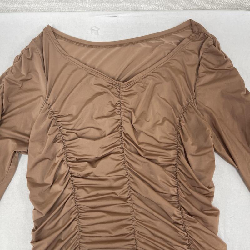 ステュディオス STUDIOUS シャツ、ブラウス 長袖 日本製 Gathered Skin Top ギャザー スキン トップス FREE 桃 / ピンク / pink レディース USED 古着 中古 50165451