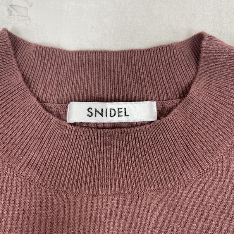 スナイデル SNIDEL カットソー 長袖 フリルスリーブ ニット プルオーバー オープンショルダー カットソー swnt234184 one 桃 / ピンク / pink レディース USED 古着 中古 50165452