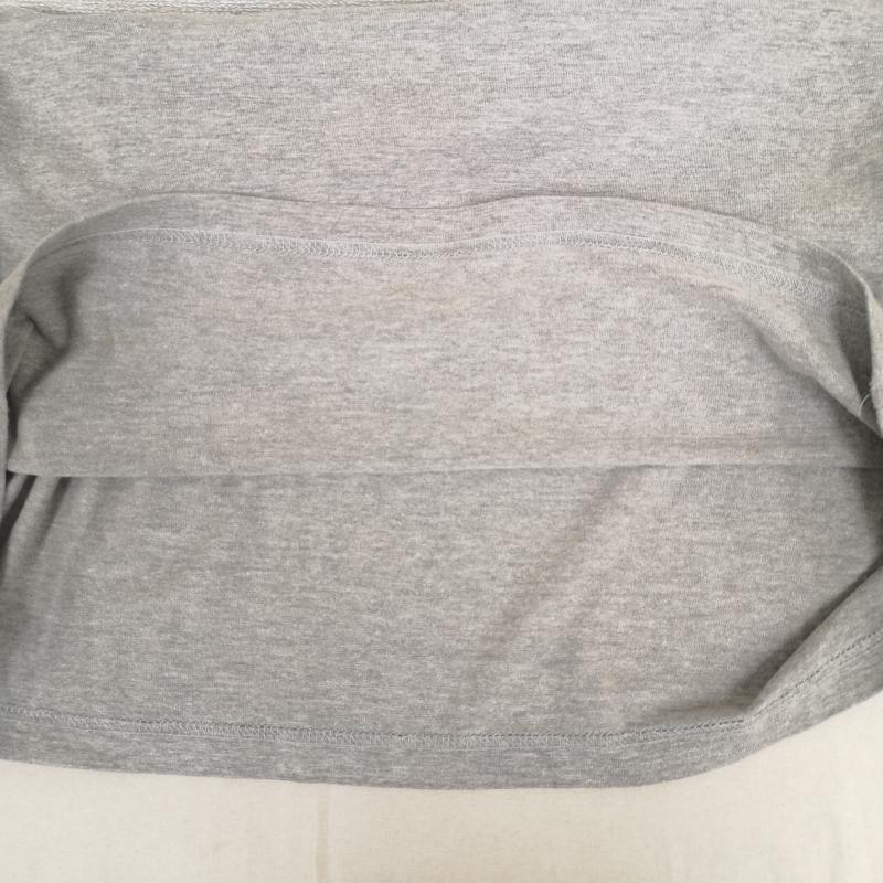 ステューシー STUSSY Tシャツ 半袖 90s 紺タグ USA製 フェルト ワッペン 半袖 Tシャツ L 灰 / グレー / gray メンズ USED 古着 中古 50165457