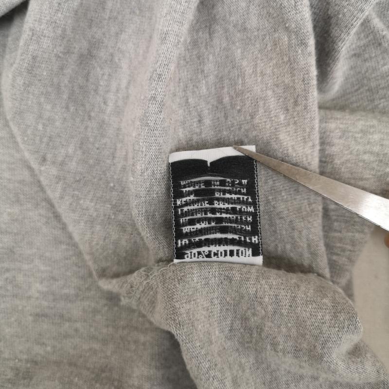 ステューシー STUSSY Tシャツ 半袖 90s 紺タグ USA製 フェルト ワッペン 半袖 Tシャツ L 灰 / グレー / gray メンズ USED 古着 中古 50165457
