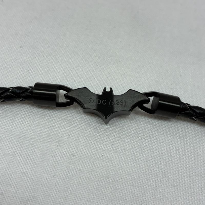 ポリス POLICE アクセサリー ブレスレット、バングル BATMAN バットマン バットラング 編み込み レザー ブレスレット - メンズ USED 古着 中古 50165463