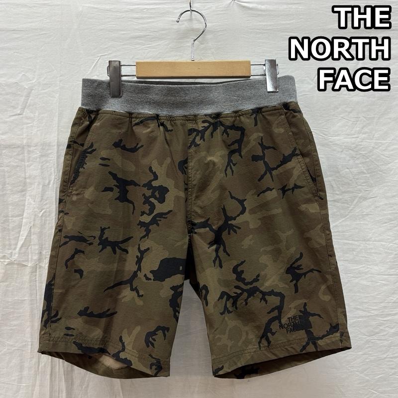 ザノースフェイス THE NORTH FACE パンツ ショートパンツ NB91794 ノベルティー トレーニング リブ ナイロン ショーツ カモフラ 迷彩 L カモフラージュ柄・迷彩 メンズ USED 古着 中古 50165465