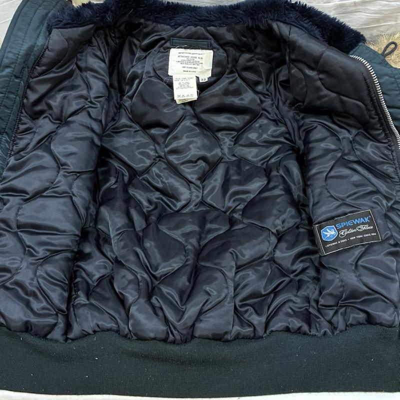 スピーワック SPIEWAK ジャケット、上着 フライトジャケット USA製 N-2B フライトジャケット GOLDEN FLEECE 32 - メンズ USED 古着 中古 50165469